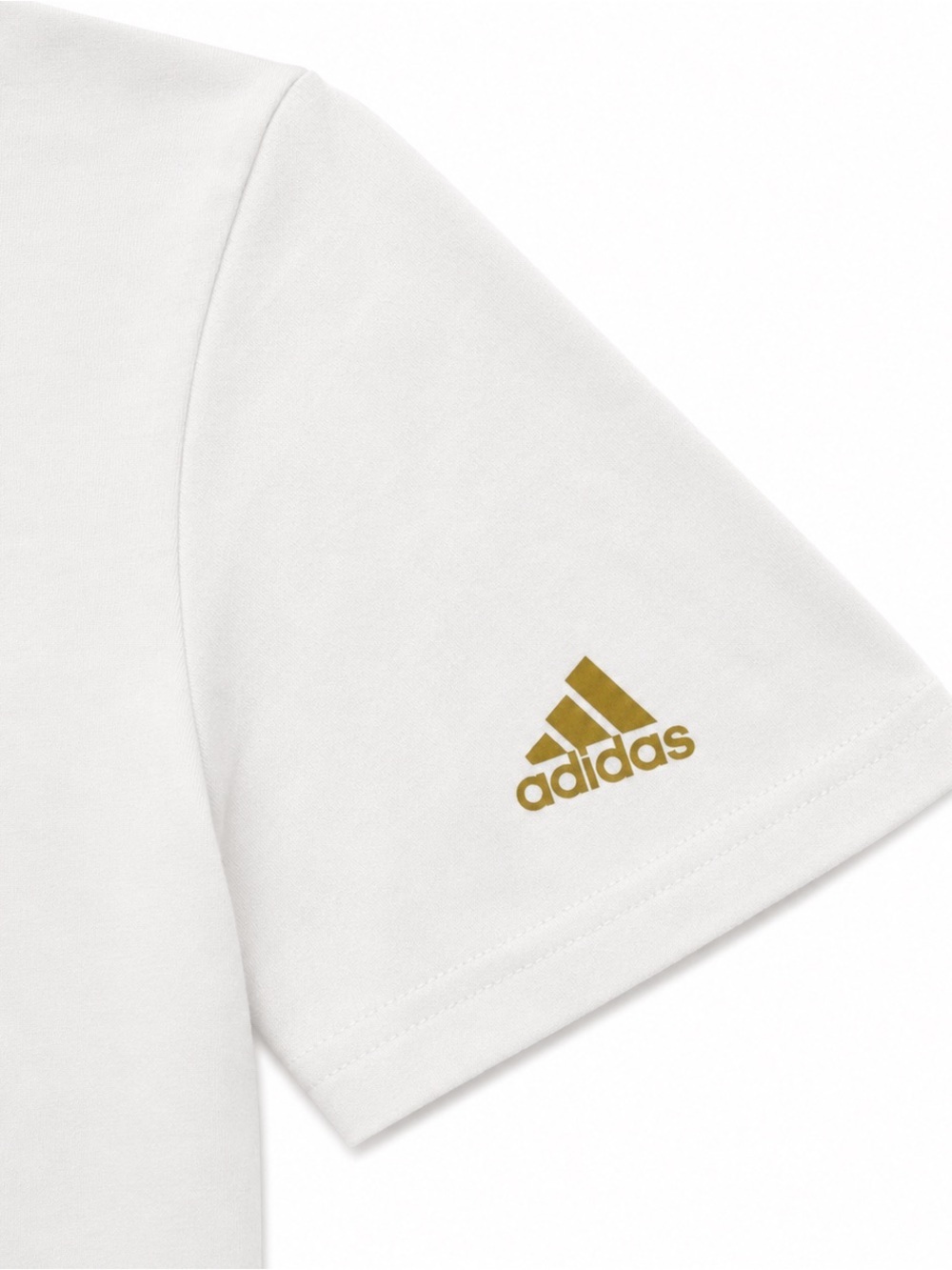 Adidas USA Volleyball High Performance Path to Podium Tee White Gold Size Small - Picture 4 of 6